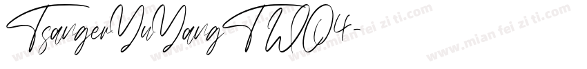 TsangerYuYangT WO4字体转换